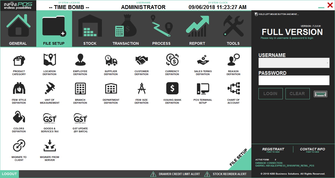 Main Menu